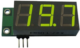 Конструктор прибор, вольтметр цифровой с дисплеем зеленый, SVH0001G