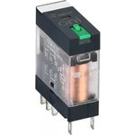 Реле общего назначения OGR-1 2C 24В DC с LED и тест. кнопкой ONI OGR-1-2C-DC24V-L-B