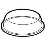SJ-5312 CLEAR,Bumper / Feet, Adhesive, 3.5 mm, 12.7 mm, Round, Transparent