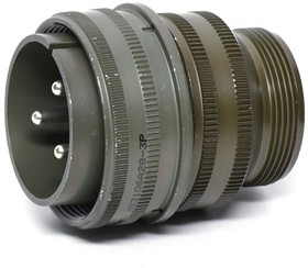 Фото 1/2 MS3106A28-16P, Circular MIL Spec Connector 20P #16 PIN CONTACTS