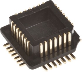 W9322-ZC160, Right Angle SMT Mount 1.27mm Pitch IC Socket Adapter, 20 Pin Male PLCC to 20 Pin Male PLCC