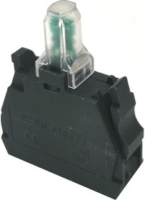 Ламповый блок с вынесенным светодиодом синий 24В ZBV-B6.BR