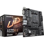 Gigabyte A520M H {Soc-AM4 AMD A520 2xDDR4 mATX AC`97 8ch(7.1) GbLAN RAID+DVI+HDMI}