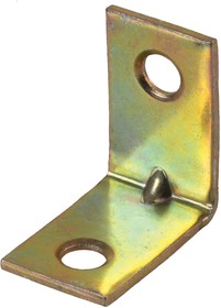D01074, 25mm (1") Zinc Plated Corner Braces, 10 Pack