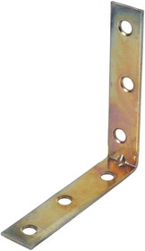 D01078, 75mm (3") Zinc Plated Corner Braces, 10 Pack