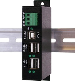 EX-1163HMS-WT, Industrial USB Hub, 4x USB-A Socket, 2.0, 480Mbps