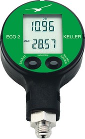 ECO 2, Pressure Sensor With Display -1-+30 bar 7/16'' -20 UNF (Adapter G1/4'' in Scope of Supply)