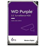 6TB WD Purple (WD64PURZ) {Serial ATA III, 5400- rpm, 256Mb, 3.5"}