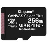 Карта памяти Kingston Canvas Select Plus microSDXC UHS-I, SDCS2/256GBSP