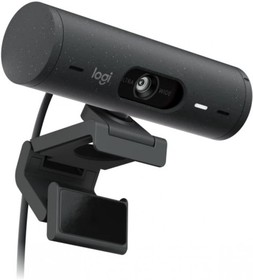 Фото 1/10 960-001422, Logitech BRIO 500 HD Webcam - GRAPHITE - USB, Веб-камера