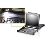 ATEN CL5708MR, 8-портовый KVM-переключатель с ЖК-дисплеем Slideaway/ATEN