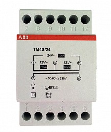 Фото 1/3 2CSM228785R0802, Трансформатор звонковый TM40/24