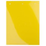 Табличка полужесткая для маркировки кнопок аварийного останова ПВХ желт ...