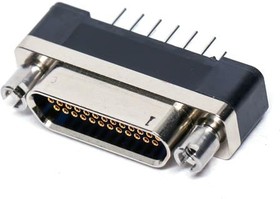 MWDM2L-25SCBSR2U-.110, D-Sub Micro-D Connectors MICRO D PCB CON 25SKT .8PNL POST