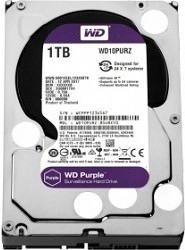 Фото 1/7 1TB WD Purple (WD10PURZ) {Serial ATA III, 5400- rpm, 64Mb, 3.5"}