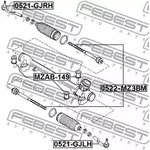 0522MZ3BM, тяга рулевая