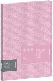 Папка Starlight S с 30 вкладышами, 17 мм, 600 мкм, розовая, с внутренним карманом, с рисунком DB4_30901