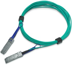 Фото 1/3 Кабель Mellanox Кабель MFA1A00-E010 Mellanox® active fiber cable, IB EDR, up to 100Gb/s, QSFP, LSZH, 10m