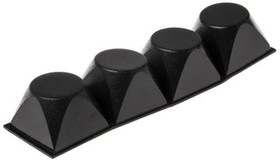 Фото 1/4 SJ-5514-BLACK, Bumpers and Leveling Elements Bumper Black Adhesive Mount Automotive