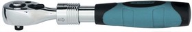 14072, Ключ-трещотка телескопический 3/8", 215-315 мм, CrV, 72 зуба, с быстрым сбросом, хром