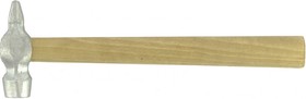 Фото 1/2 10238, Молоток слесарный, 200 г, круглый боек, деревянная рукоятка