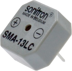 Фото 1/2 SMA-13LC-P10, 13 мм, Пьезоизлучатель с генератором