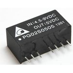 PG02S0503A, Isolated DC/DC Converters - Through Hole DC/DC Converter, 3.3Vout, 2W