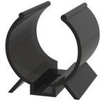 VM-1002, Cable Mounting & Accessories Clip,Screw Mnt,Black,.38 in Hold ...