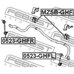 0523-GHFL, 0523GHFL_тяга стабилизатора переднего левая!\ Mazda 6 07