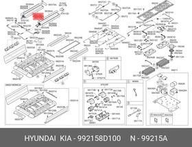 992158D100, Фильтр салона кондиционера| 1650х155 \Hyundai UNIVERSE/SPACE/XPRESS