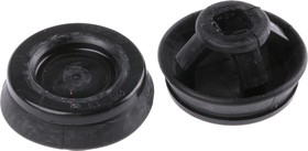 CLIXX M20/B, Black Polypropylene, Thermoplastic 20mm Cable Grommet for 6 13mm Cable Dia.