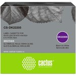 Картридж ленточный Cactus CS-DK22205 DK-22205 черный для Brother P-touch QL-500 ...