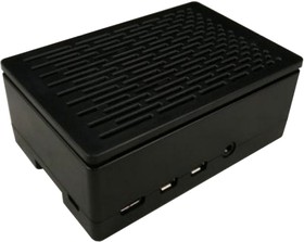 Фото 1/2 Корпус ACD RA509 Корпус ACD Black ABS Case (Install 3010/3007 Fans or 3.5 Inch Touch Screen), совместим с креплением VESA Mount, for Raspber