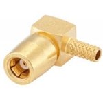 59K214-302L5, Cable socket SMB, angled, SMB, Brass, Socket, Right Angle, 50Ohm ...