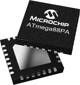 Фото 1/2 ATMEGA88V-10MU, 8bit AVR Microcontroller, ATmega, 10MHz, 8 kB Flash, 32-Pin VQFN