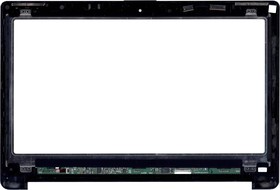 Фото 1/2 Матрица в сборе с тачскрином и рамкой для Asus N591 черный (разрешение Full HD)