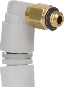 Фото 1/5 KQ2L06-M5A, Angle Connector Fitting M5-6.0 mm Male Elbow