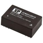 JCB0324D12, Isolated DC/DC Converters - Through Hole DC-DC CONVERTER, 3W, DUAL O/P