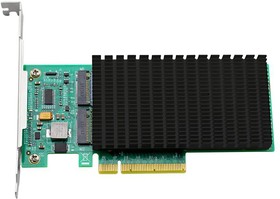 Фото 1/2 Плата интерфейсная ACD ANM02PE08 PCIe x4 - to- 2x M.2 SATA card