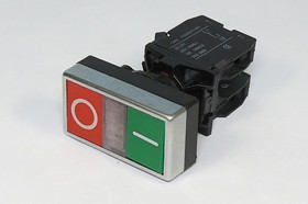 Фото 1/7 Переключатель кнопочный , 600 В, 10 А, (OFF-ON), d22, зеленый/красный, 4C, LA42H-11