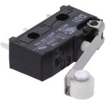 DB1C-C1RC, Микропереключатель SNAP ACTION, с роликом, SPDT, 6A/250ВAC, DB