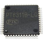 PT6311B-LQ, Драйвер управления вакуумным флуоресцентным дисплеем (VFD), контроллер источника питания, [LQFP-52]