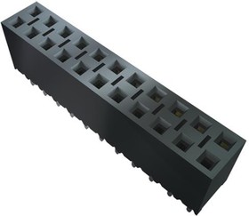 Фото 1/2 BCS-108-L-S-TE, Board-To-Board Connector - 2.54 mm - 8 Contacts - Receptacle - Through Hole - 1 Row.