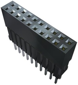 Фото 1/2 ESQ-103-44-G-D, PC / 104 Connectors Elevated Socket Strip, 0.100" Pitch