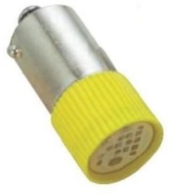 Светодиодная лампа Ва9S 24B C/DC желтая, LED24S