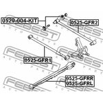 0529004KIT, Болт подвески