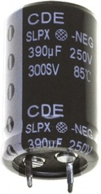 100μF Electrolytic Capacitor 400V dc, Through Hole - SLPX101M400A3P3