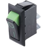 C1300XRAAD, SPST, On-Off Rocker Switch Panel Mount