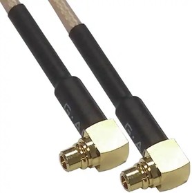 CCMX2-MM-RG178-6, RF Cable Assemblies DC-6GHz RG178 6 in. MMCX RA/RA