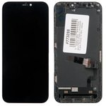 (iPhone 12 Mini) дисплей в сборе с тачскрином для Apple iPhone 12 Mini, черный (Incell)